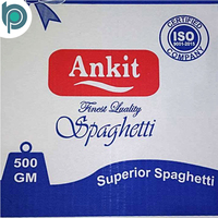 Pâtes sèches spaghetti 500g, haute teneur en nutriments, blé dur, fabrication artisanale, marque Ankit, emballage boîte/sac, fabriqué en Égypte