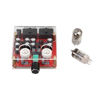Taidacent XH-A201 6J1 HIFI Classe A Ton Conseil avec Étui En Cristal Audiophile Préampli à lampes De Tube Électronique Amplificateur
