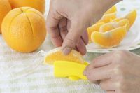 Éplucheur d'agrumes et éliminateur de membranes internes en un seul outil, le meilleur éplucheur d'agrumes vendu au Japon, lot de 2