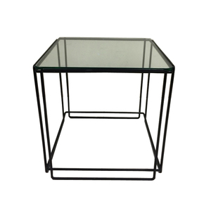 Modern Side <b>Tables</b> with Clear Glass Top Hot Sale Living Room Furniture for Home Use - Product Image 1