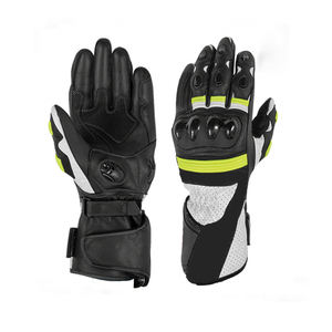Guantes de carreras con diseño de gato de estilo único personalizados para motos Guantes de cuero impermeables a un precio razonable - Product Image 4