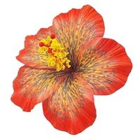 Décoration artisanale unisexe en mousse EVA de haute qualité, motif imprimé fleur d'hibiscus hawaïenne, éco-responsable, best-seller de tous les temps