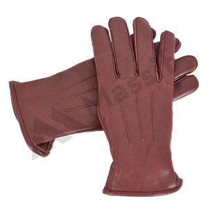 Gants d'hiver en cuir souple pour femme, accessoire à la mode, avec écran tactile, nouvelle collection 2020 - Product Image 2