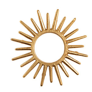 ที่รองหม้อโลหะทองเหลืองโบราณรูปฟักทอง - Product Image 6