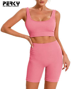 Ensemble de 2 pièces de Yoga pour femmes, tenue de Fitness, de haute qualité, respectueux de la peau, personnalisé, 2020 - Product Image 5