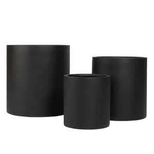 New design magnet planter flower cement pot for home set of 4 different sizes made in Vietnam for outdoor decor
