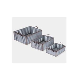 Jardinières à logo personnalisé vente en gros, jardinières de jardin modernes faites à la main élégantes en métal enduit de P. Double décoratif unique et élégant - Product Image 5