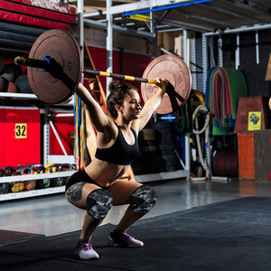 XL 7mm d'épaisseur néoprène genouillère respirant Spandex Nylon EVA Compression Fitness Powerlifting accroupi genouillères protecteur - Product Image 2