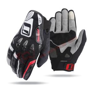Women's Genuine Leather Racing <b>Gloves</b> XL Size Yellow-Color Motorbike <b>Touchscreen</b> Carbon-Fiber Knuckled-Guard - Product Image 5