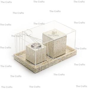 Quemador de Incienso Dukhoon de Diseño Fantástico con Caja de Oud y Cubierta Acrílica en Madera y Madera Tallada Mabkhara a Precios Económicos - Product Image 3