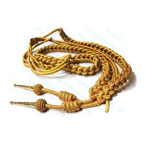 Aiguillette cérémonielle en fil d'or |   Aiguillette de cérémonie |   Aiguillettes dorées pour uniformes de cérémonie - Product Image 5