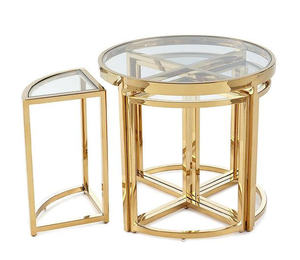 Elegante Mesa de Centro Extensible de Metal Moderno para Salas de Estar, Dormitorios o Patios, Agrega Estilo y Funcionalidad a Cualquier Espacio - Product Image 2