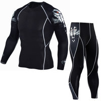 Conjunto Deportivo de Alta Calidad en Poliéster/Algodón sin Costuras para Hombre, Camiseta Ajustada y Pantalones Ajustados para Gimnasio y Running