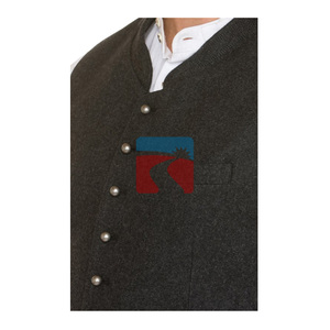 Gilet traditionnel bavarois pour homme, costume traditionnel allemand pour l'Oktoberfest - Product Image 3