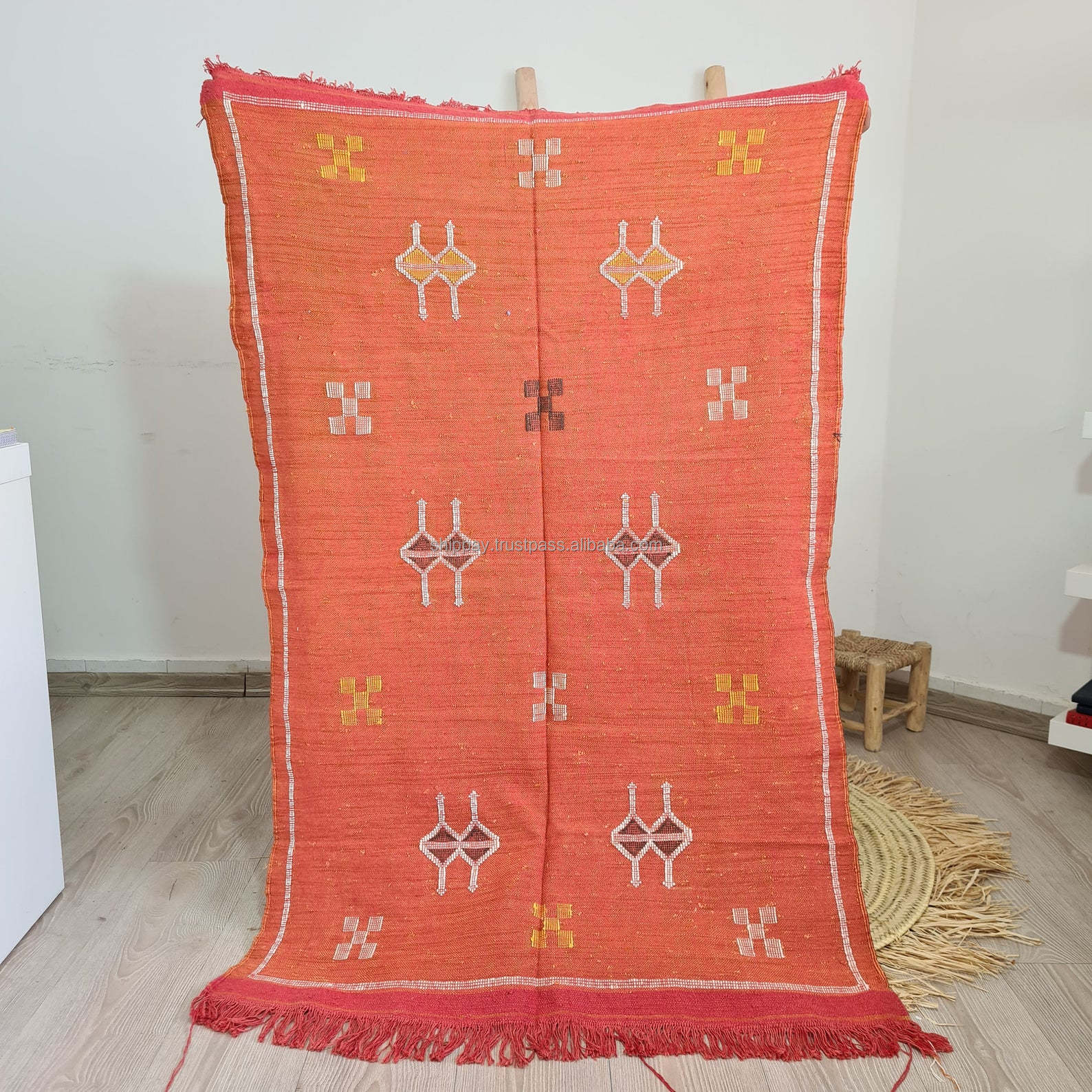 Cactus Silk Teppich Sabra, handgeknpft, marokkanisches Design, OEM  verfgbar