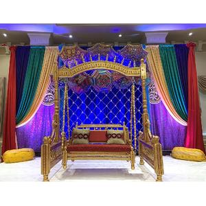 Adorable columpio Mehndi para decoración de escenario elegante función Mehndi Columpio de escenario nuevo diseño musulmán boda columpio Reino Unido - Product Image 1