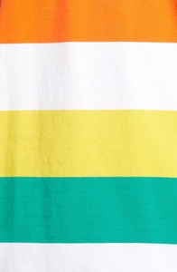เสื้อยืดลายทางสีรุ้งของผู้ชายมาใหม่ฤดูร้อนเสื้อยืดลายทางแห้งเร็วกลางแจ้งแฟชั่นมีการพิมพ์ผ้าถัก - Product Image 6