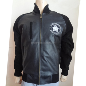 แจ็กเก็ตเบสบอลโรงเรียนวิทยาลัยสำหรับผู้ชายเสื้อแจ็คเก็ตสตรีทขนาดใหญ่เสื้อแจ็กเก็ตทีมโรงเรียนไม่มีอักษร - Product Image 6