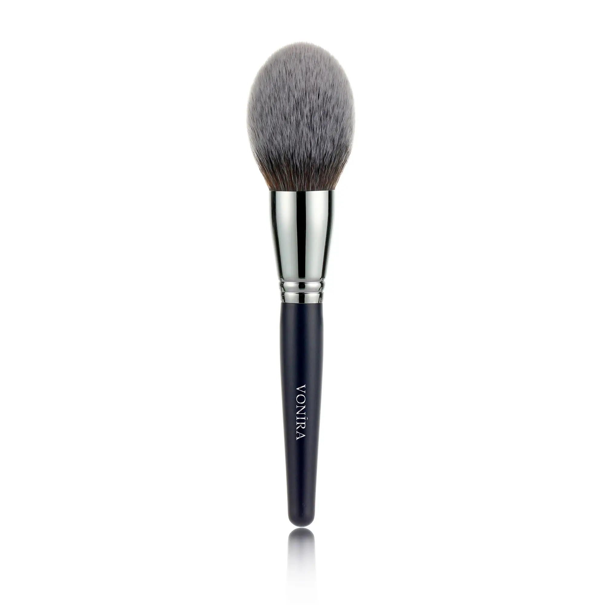 Vonira Professional Extra X Long Large Powder Makeup Brush With Customized Logo Wooden Handle