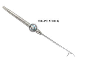 Pince d'extension de cheveux bleus et outils en acier et en acier inoxydable de crochet d'aiguille de traction - Product Image 6