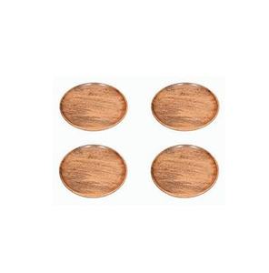 Ménage En Bois Pad Dessert Assiette De Fruits En Bois Coaster pour Boissons Ondulation de l'eau Servant pour personnalisé taille et Offre Spéciale produit - Product Image 1