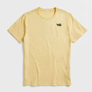 Precio al por mayor 100% algodón cuello redondo ropa deportiva camiseta informal diseño personalizado y logotipo de impresión de manga corta - Product Image 1