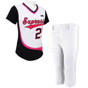 Ensemble de boule Softball avec impression par Sublimation, uniforme de Baseball pour femmes, vente en gros, - Product Image 3