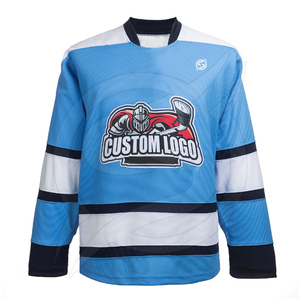 Maillot de hockey sur glace avec col en dentelle, sur mesure, prix d'usine - Product Image 5