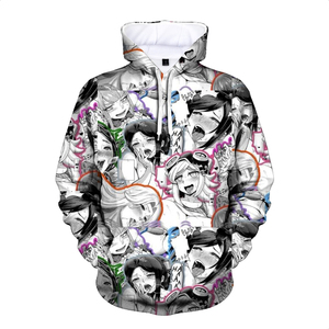 Sudadera con Capucha de Alta Calidad para Hombre, Estilo Oxford, Tejido de Ganchillo, Cuello Alto, Estampado, Colores Personalizados, Logotipo Personalizado - Product Image 2