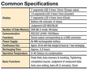 Cờ lê lực điện tử <span class=keywords><strong>Tohnichi</strong></span> dùng để kiểm tra và siết bu lông, sản xuất tại Nhật Bản, CEM50N3x12D-G - Product Image 5
