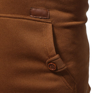 เสื้อเบสบอลมีฮู้ดแบบคลาสสิกของผู้ชายเสื้อสวมหัวผ้าฝ้ายลำลองแบบอบอุ่นกันน้ำมีการออกแบบในสีที่นิยม - Product Image 4