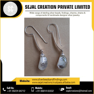 Vente chaude 925 argent boucles d'oreilles Boucles D'oreilles en Pierres Précieuses de L'inde - Product Image 2
