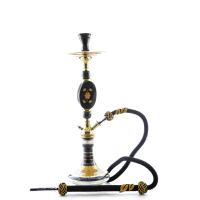Nouvel Arrivage Farida Chicha Mini Égyptienne de Luxe Faite à la Main en Bois Laqué, avec Décorations en Nacre et Laiton, Sculptée Unique