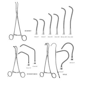Ebakey-Pinzas para secar ligaduras con Toothing, pinzas para eliminar ácaros y abrazaderas aórticas Wylie, con certificación CE - Product Image 1