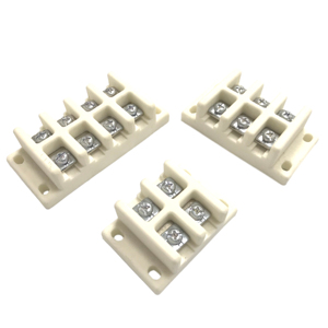 Bloque de terminales de cerámica, TC-6302C, 30A, 2 vías - Product Image 1