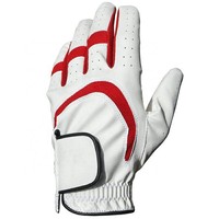 Gants de golf antidérapants en cuir véritable Cabretta, personnalisables, blancs, unisexes, taille gauche, PGM