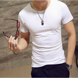 Men's New Design Breathable Short Sleeve Casual T Shirts, OEM Custom Logo High Quality Men T Shirts - Product Image 2