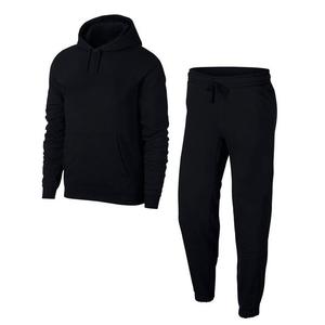 Venta al por mayor de los hombres de encargo conjunto de chándal Slim con capucha de lana con capucha traje de Jogging - Product Image 1