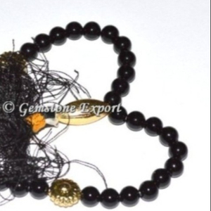 ขายส่งธรรมชาติที่กำหนดเองอัญมณีสีดำนิล33ลูกปัด Tasbih - Product Image 1