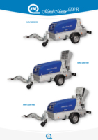 Pompe à béton Mortel Meister 5200RBS avec système de décharge/racloir