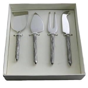 Vevor — ensemble de fromages en acier inoxydable, 4 pièces, accessoires de cuisine de luxe, ustensiles de cuisine, tendance - Product Image 1