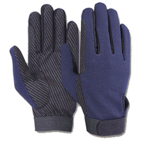 Alta calidad antideslizante dedo completo ligero algodón/poliéster/Spandex correa de muñeca ajustable cómodos guantes de montar para