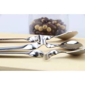 Nuevo diseño doblado curvado mango <span class=keywords><strong>de</strong></span> acero inoxidable cucharas - Product Image 6