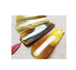 Corne de chaussure corne de buffle/décoratif/véritable couleur noire naturelle accessoires taille de poignée personnalisée et prix bas - Product Image 2