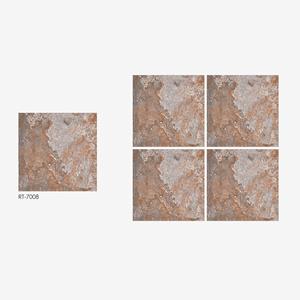 40x40cm กระเบื้องปูพื้นสีกากีพื้นผิวขรุขระสีแตกต่างกัน - Product Image 6