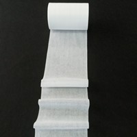 Vietnam Vervaardigd Stof Rayon Viscose Polyester Katoen Wit Spunlace Niet-Geweven Parallel Mesh Rekbare Effen Stijl