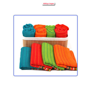 Toallas de cocina de tejido de Waffle y Salsa, Material de algodón orgánico, compromiso de calidad, 100% - Product Image 1
