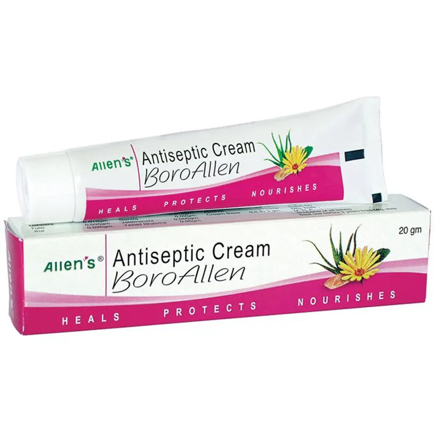 ALLEN'S BoroAllen Antiseptique Crème hydrate et nourrit la peau En Vrac de fournisseur de soins de santé.