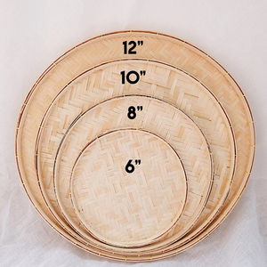 Handmade Wall <b>Basket</b> Decor | Woven <b>Basket</b> Wall <b>Hanging</b> Decor | Natural Boho Room Decor - Product Image 6