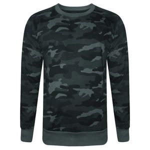 Sweat-shirt à capuche unisexe en coton biologique pour homme, vêtement de sport, personnalisé, imprimé camouflage, en éponge française, grande taille - Product Image 1